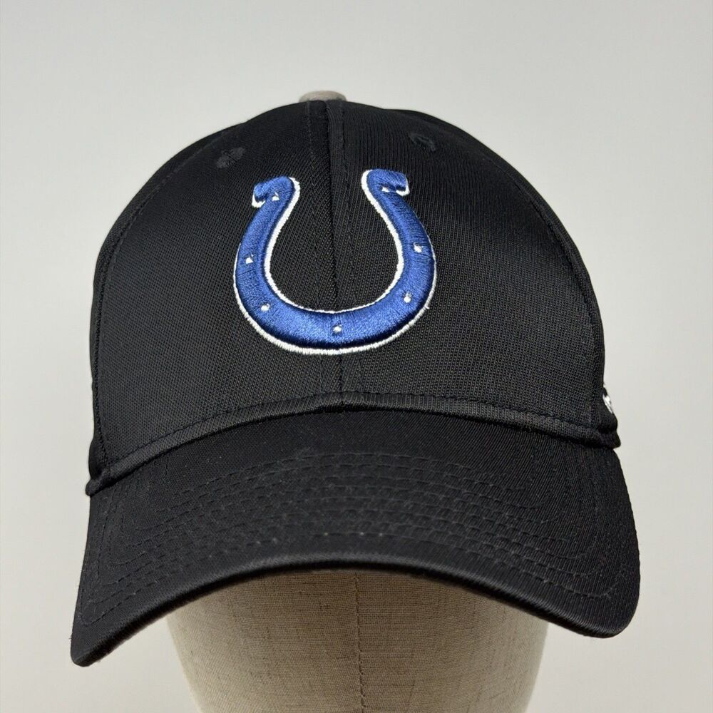 Indianapolis Colts Reebok NFL On Field S/M Black Horseshoe Football Cap Hat